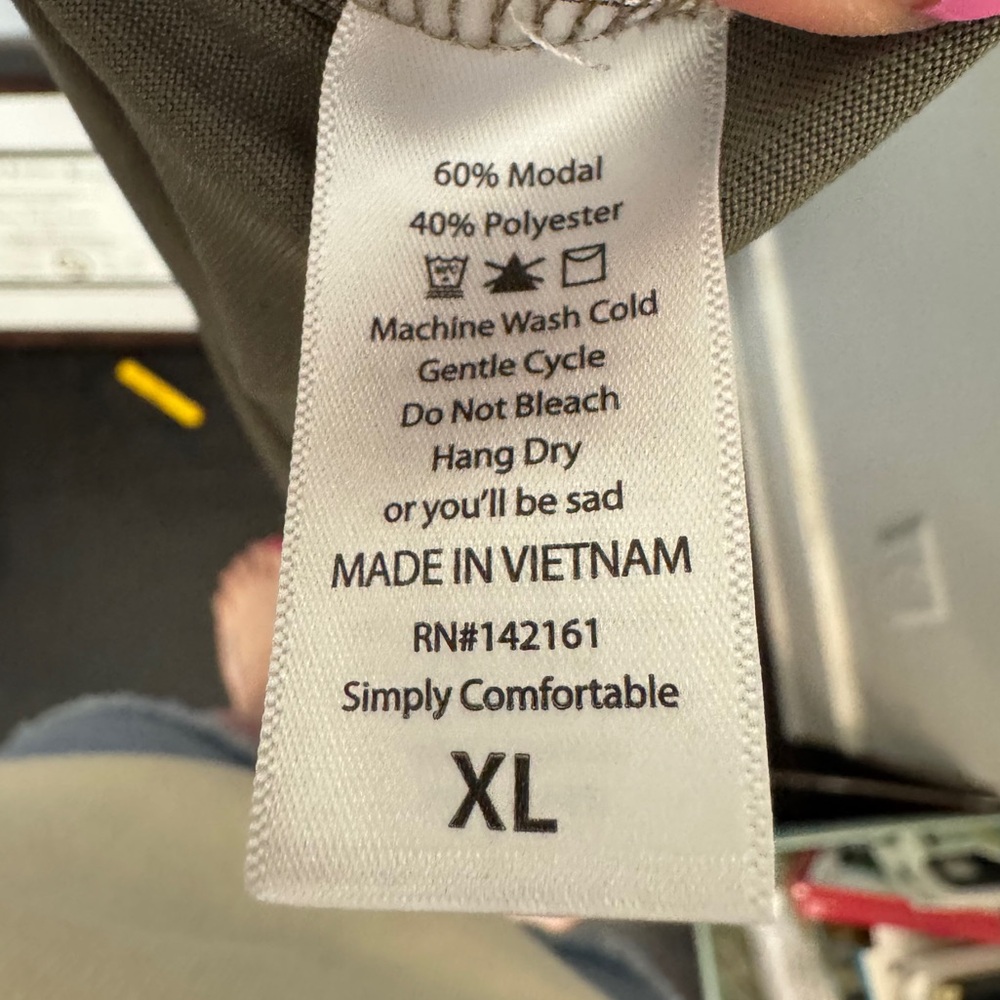 LuLaRoe High Low Dress in Olive Green - Picture 6 of 7